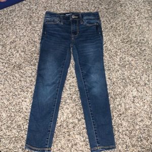 Old Navy - girls size 6 High-Rise Rockstar Jeggings Dark Wash
